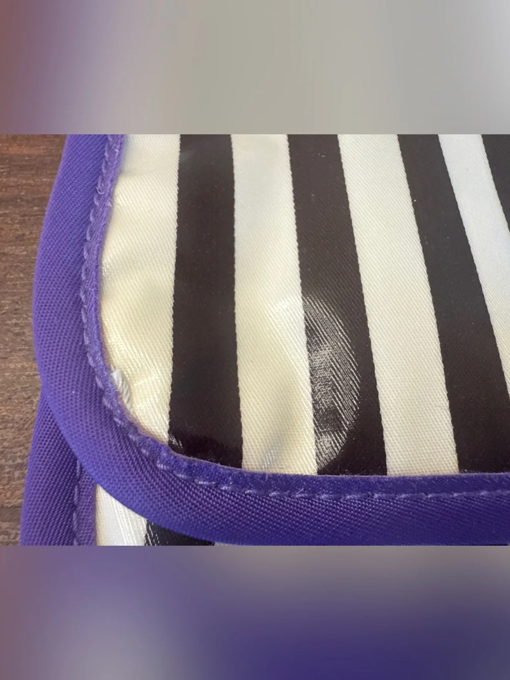 Henri Bendel Mini Flat Iron Case / Makeup Bag Pouch